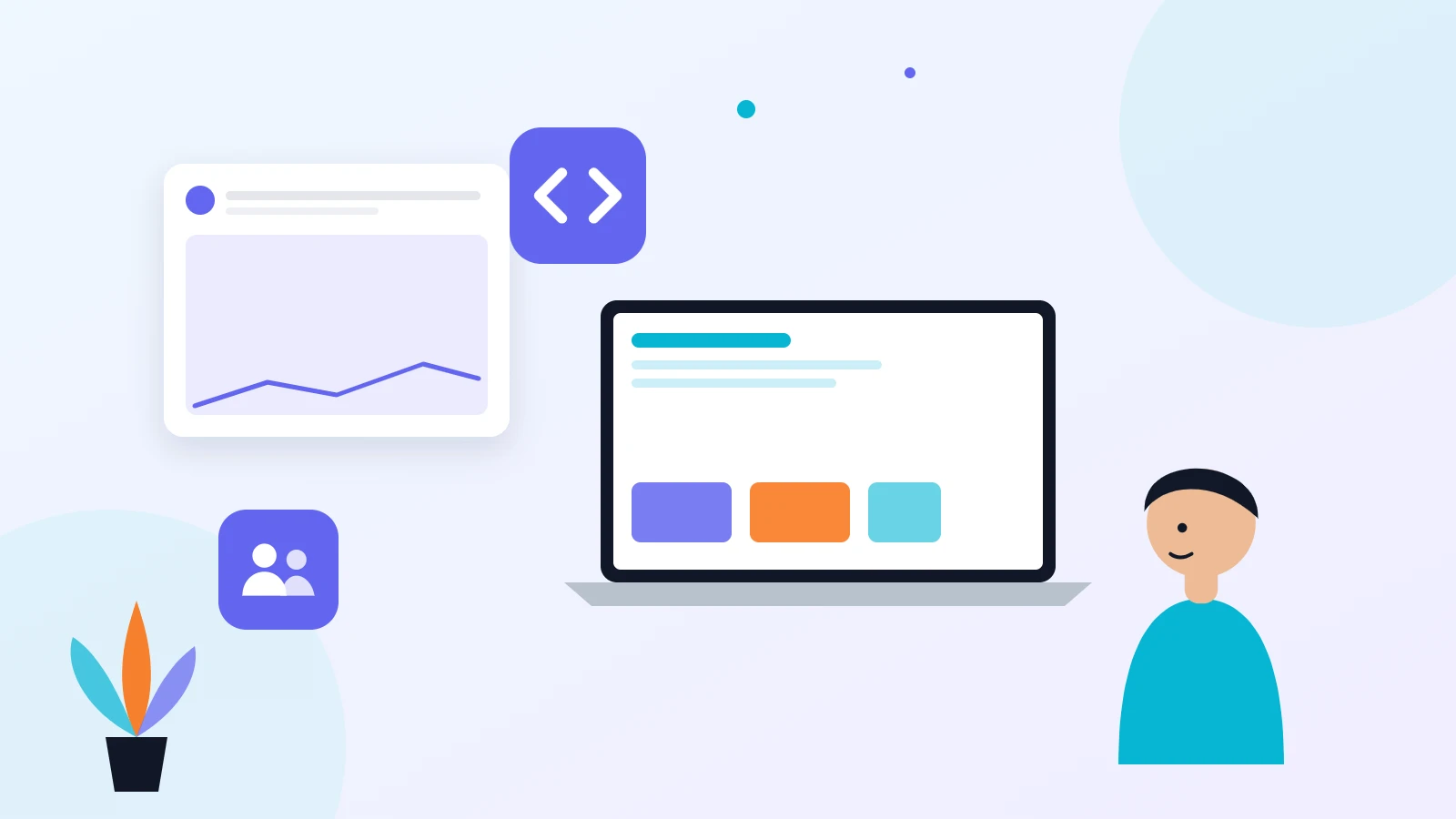 Illustration of WCAG accessibility checks on a website
